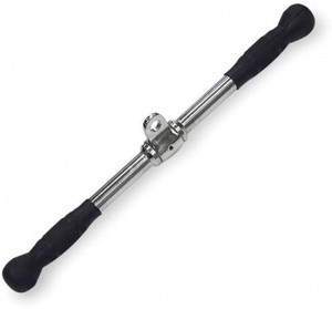 Body Solid MB-022 Pro-Grip Revolving Straight Triceps Bar