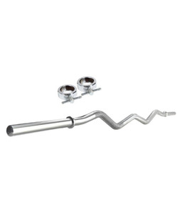 Lycan 3 Feet Chrome Plated Curl Bar