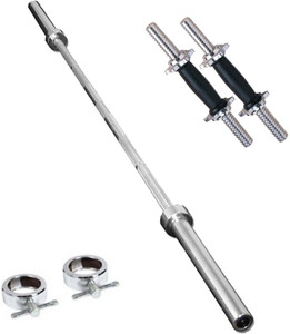 Krazy Fitness Gym Bar Combo-2 Weight Lifting Bar