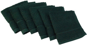 dark green towels