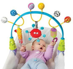 Taf Toys Flexi Arch. Baby Stroller and Pram Activity Bar Bath Toy