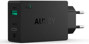 Aukey 3.0 Quick Charge USB Type-C Dual-Port Mobile Charger