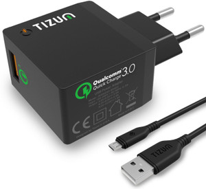 TIZUM Qualcomm® Certified Quick Charge 3.0 18W USB Wall Power Adapter Mobile Charger