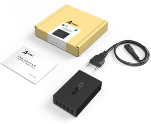 Aukey 5 Port 25W USB Charging Station Mobile Charger