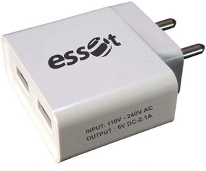 Essot Dual AC-USB-Plug 2.1A Mobile Charger