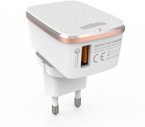 99Gems QualComm 2.0 Quick Charger for Iph 6/7/7 Plus Ipad & Mobile Charger