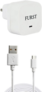 Furst 1.5 Amp. USB Adapter with Cable (1 Mtr) For MOTO E 1st Gen Mobile Charger