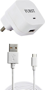 Furst 1.5 Amp. USB Adapter with Cable (1 Mtr) For MOTO E (2nd Gen) Mobile Charger