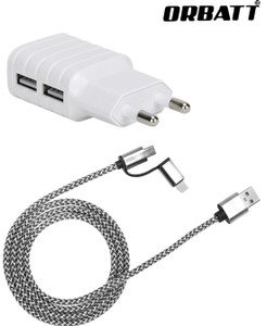 Orbatt CHR2-USB2in1-Silver Mobile Charger