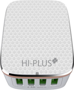 HI-PLUS H444C Wall Charger with 4 USB Port 4.4A Rapid Charge Mobile Charger