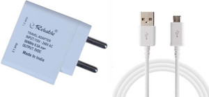 Reliable Dual USB Charger with Data Cable Mobile Charger