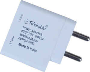Reliable 2.1 Amp Dual USB Charger Mobile Charger