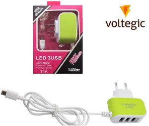 Voltegic ™ Multipurpose Wall TRAVEL Adapter Universal Mobile Charger