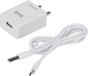 Cion 2A. USB Adapter with cable (1 mtr) for spice android one drem UNO mi-498 Mobile Charger