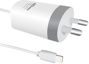 Portronics 2.1 A adapter with lightening cable Mobile Charger