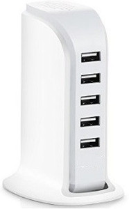 Outre 30W USB Power Adapter 5 Ports Portable Home Travel Station Dock 5V 6A Mobile Charger