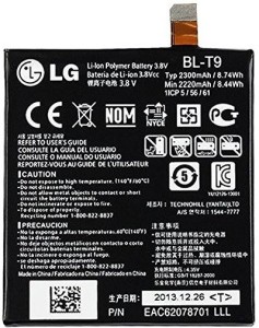 LG  Battery - LG-Nexus-5-D821-BL-T9-Battery 2300mAh-EAC62078701