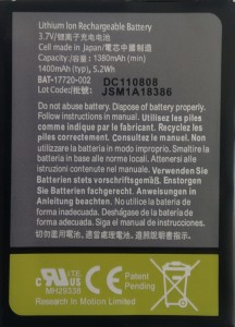Kaptron  Battery - Premium Quality- For Curve 8900 D-X1