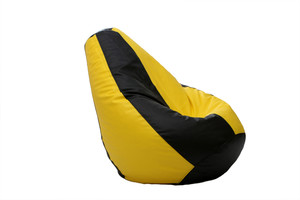 Comfy Bean Bags Xxl Bean Bag With Bean Filling Black Yellow Best