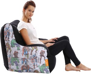 Orka Xxxl Avengers Digital Printed Arm Chair Bean Bag Chair With