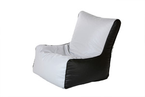Comfy Bean Bags Large Bean Bag Chair With Bean Filling Black Grey
