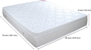 Springwel Divinity Collection 6 inch Queen Pocket Spring Mattress