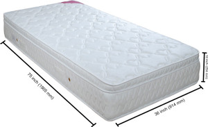 Springwel Divinity Collection 10 inch Single Pocket Spring Mattress