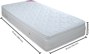 Springwel Divinity Collection 10 inch Single Pocket Spring Mattress
