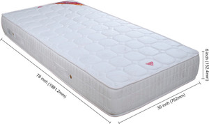 Springwel Softech Series 6 inch Single Pocket Spring Mattress