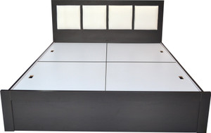 UNiCOS Engineered Wood Queen Bed With Storage