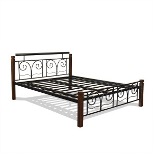 FurnitureKraft Chicago Metal Queen Bed