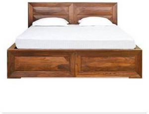 Amaani Furniture's Solid Wood Queen Bed With Storage