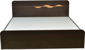 HomeTown Swirl Without Box Storage Engineered Wood King Bed