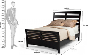 Dream Furniture Solid Wood Queen Bed