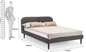 Dream Furniture Solid Wood King Bed