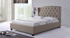 Urban Ladder Holmebrook Upholstered Engineered Wood King Bed
