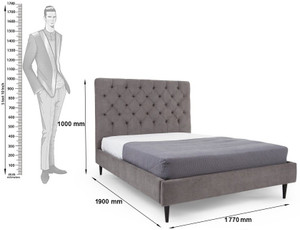 Dream Furniture Solid Wood King Bed