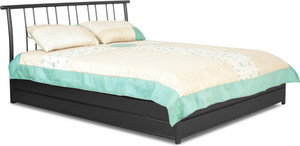FurnitureKraft Manila Metal King Bed With Storage
