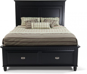 Dream Furniture Solid Wood King Bed With Storage