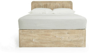 Dream Furniture Solid Wood King Bed With Storage