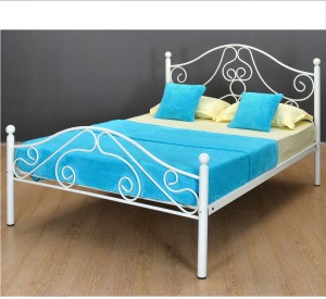 @home by Nilkamal Lizzy Metal Queen Bed