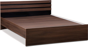 Debono Cocoa AD BL NB Bed Engineered Wood King Bed