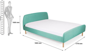Dream Furniture Solid Wood King Bed