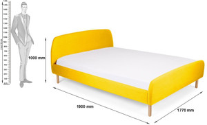 Dream Furniture Solid Wood King Bed