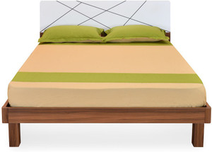 @home by Nilkamal Tiffany Engineered Wood Queen Bed With Storage