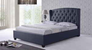 Upholstered bed deals urban ladder