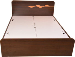 HomeTown Swirl Engineered Wood Queen Bed With Storage