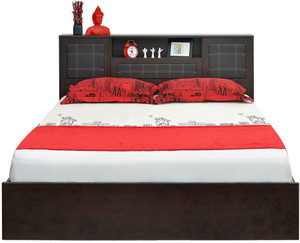 Nilkamal Monarch Engineered Wood Queen Bed With Storage