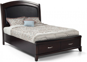 Dream Furniture Solid Wood King Bed With Storage