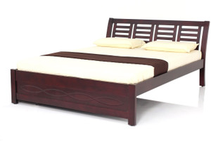 JFA FLEMING Solid Wood Queen Bed